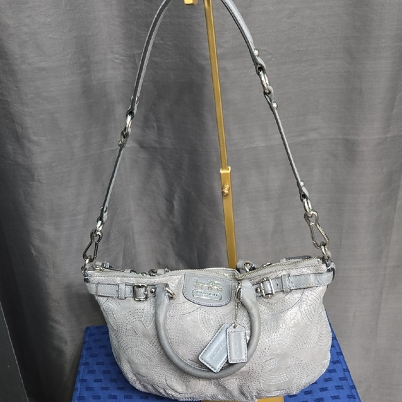Coach Gray Shoulder Bag with Slouchy Design *ON SALE* - Picture 1 of 11